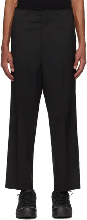 single-stitch logo trousers IT44 Black