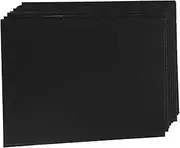 TOKIDNY Corrugated Plastic Sheets 40x30cm Black Corrugated Cardboard Yard Signs Craft Art and Display Sheets
