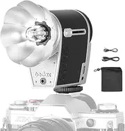 GODOX lux Cadet Retro Camera Flash 6200K±300K with 1700mAh Battery GN10 Automatic and Manual Modes 28mm Focal Length 1/1-1/64 Flash Power for Fujifilm Canon Nikon Sony Olympus