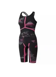 Adidas Womens Closed Back Freestyle XVIII 20” Swim Suit Speed Skin Knee FINA