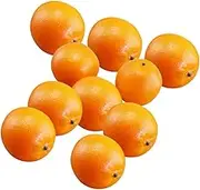 Realistic Artificial Oranges 10pcs Fruit Decoration Props for Home Party