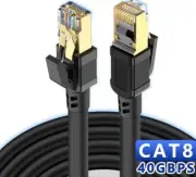 High Speed Cat 8 Ethernet Cable 40Gbps 2000MHz SFTP RJ45 Network Internet LAN