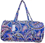 Vera Bradley Large Traveler Duffel Bag-Haymarket Paisley Jewel