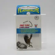 Eagle Claw Featherlite Lazer Sharp Nickel Teflon Fishing Hook L741G Size 6