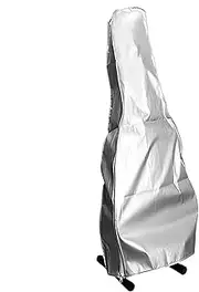 Silver Coated Bass Guitar Dust Cover | Protective Sunproof Guitar Cover with Zipper for Most
