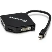 [MDP-VGDVHD-ADP] Mini DisplayPort to HDMI DVI VGA Adapter Male to 3 Female