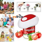 Tin Electric Automatic One Touch Can Opener Smooth Felt Kitchen Bottle Lid Jar