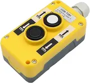 KAVJU Industrial Remote control Push button switch Crane Truck Controller Switches Control Lift Electric COB-T381 COB-281 COB-481 (Color : COB-T281)