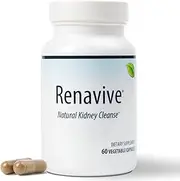 Renavive - Kidney Stone Cleanse (1 Bottle) | Kidney Stones Made Easy | Fast Relief | Dissolve Kidney Stones | Protect Against Kidney Stones | Join Thousands of Users! 60 Vegetable Capsules