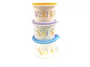 Tupperware Stacking Canister Set of 3 EASTER (NEW)