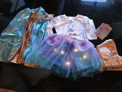 Pottery Barn Kids Halloween Light up Cosmic Tutu superhero costume 3t New w tags