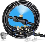 Sistema de Enfriamiento por Nebulizacion 59FT 18M 20 Boquillas de Nebulizacion