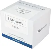 Fibertowels XL Disposable Face Towels 10” x 12” Eucalyptus Fiber Face Towelettes, Ultra Soft Facial Tissue Wipes for Women, Skin Friendly Dry Wipes Makeup Remover 50 Count (Pack of 1)