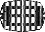 7646 Cooking Grid Grates for Weber Q300 Q320 Q3000 Q3200 Gas Grills, 586002, 57060001, 404341,BBQ Accessories for Weber Baby Q, Matte Cast Iron,2 Pack