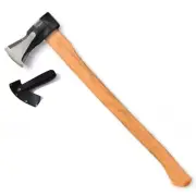 Wilora Splitting Maul 90CM | Heavy-Duty 3KG Carbon Steel Axe for Firewood
