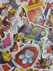 PAW PATROL Stickers 25 pk CHASE MARSHALL RESCUE HERO DOGS Assorted Decals