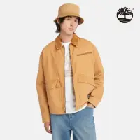 在飛比找momo購物網優惠-【Timberland】男款小麥色水洗帆布外套(A4245P