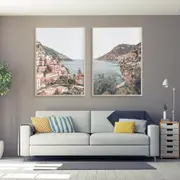 Italy Positano 2 sets Poster Wall Art