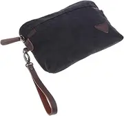 [VALICLUD] Men Large Capacity Multi Functional Clutch Bag Versatile Zipper Wallet for Business Everyday Use Design