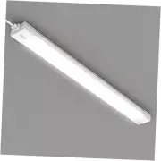 Plug and Play Linkable Waterproof LED Tube Light 18W 5000K with Switch Cord 2FT