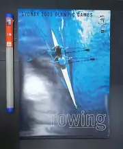 Poster Sydney 2000 Olympics Rowing - Orignal Ink Group sealed in tube