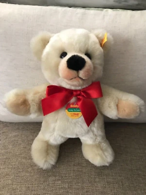 Steiff #021800 Cosy Friends Teddy Bear Bobby Plush