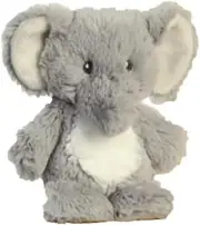 Ebba Plush Noah's Ark Elephant Animal Rattle 6 Inches Tall Standing