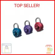 Master Lock 1530DCM Locker Lock Combination Padlock, 1 Pack, Colors may vary