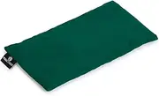 Yoga Studio Unisex's YS/Lin/EyePillow/Green Organic 23cm x 13cm Linseed Filled Cotton Yoga Pillow for Tired Eyes, Relaxation, and Headaches, Regular