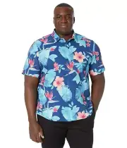 Tommy Bahama Mens Bahama Coast Paradiso Shirt Blue Floral Hawaiian Big Tall 2XLB