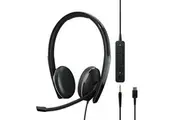 EPOS | Sennheiser ADAPT 165 USB C II On-ear, double-sided USB-C headset, 3.5 mm jack and detachable USB cable with in-line call control