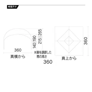 【Coleman】輕量派對遮陽帳360+ / DARK ROOM系列 / CM-38152