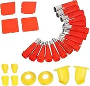 1 Set Glue Sealant Caulking Applicator Tips Caulk Nozzle Caulk Tool Kit Glue Nozzle Glue Applicator Nozzle Mini Glue Sticks Mixing Sticks for Epoxy Resin Caulking Nozzle Plastic