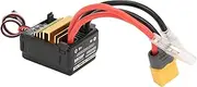 RC 80A Plus V2 ESC Electronic Speed Controller High Performance Brushed Motor ESC for 1/10 RC Crawler Car Gold Black 35x42x27mm