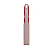 Microplane Red Elite Zester Stainless Steel Lemon/Citrus Lime Grater w/ Catcher