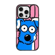 iPhone 16 Pro Impact Ring Stand Case MagSafe Compatible Dog Selfie