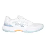 ASICS GEL-COURT HUNTER 3 女羽球鞋-訓練 亞瑟士 1072A090-102 白灰藍橘