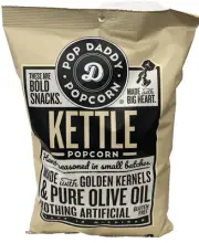 Pop Daddy Popcorn Golden Kernel Gluten Free Kettle Corn 6.4 oz