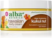 Alba Botanica Hawaiian, Kukui Nut Body Cream, 6.5 Ounce