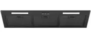 Schweigen 90cm Non Silent 1080m3/hr Undermount Rangehood Black Steel NAUM-9B
