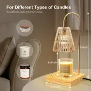 Novamer Candle Warmer Lamp Remote Candle Lamp With Timer Dimmer