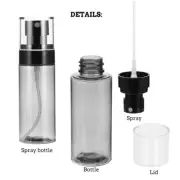 5 Pcs Sunscreen Spray Bottle Travel Fragrance Sample Bottles Perfume Refillable