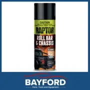 RAPTOR HIGH TEMP ROLL BAR & CHASSIS PAINT GLOSS BLACK RRBGB/AL