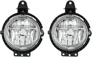 SILILAN 2Pcs Car Front Bumper Fog Light Shell 51112751295 63172751295 2751295 Fit for Mini Cooper 2006 2007 2008 2009 2010 2011 2012-2016