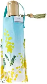 [ローズ産業] Rose Sangyo 63501516 Women's 19.7 inches (50 cm) Mini Folding Umbrella, T/C, For Rain or Shine, Mimosa