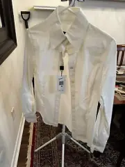 Dolce & Gabbana Womens Button Shirt White Size Small With Tags