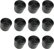 WeiLaiKeQi 10 Count of Chair Foot Covers, Round Protectors for Indoor Use on Tables and Stools, Inner Diameter 35mm