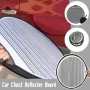 80cm Circular Striped Reflector Board Foldable Lined Light Dent Pan Check Tool