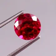 Natural Flawless 6 Ct+ Mozambique Blood Red Ruby Round Loose Gemstone New