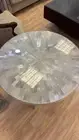 Selenite Stone Side Dining Table Top Gemstone Balcony Furniture Garden Decors
